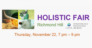 Holistic Helaing Fair in Richmond Hill